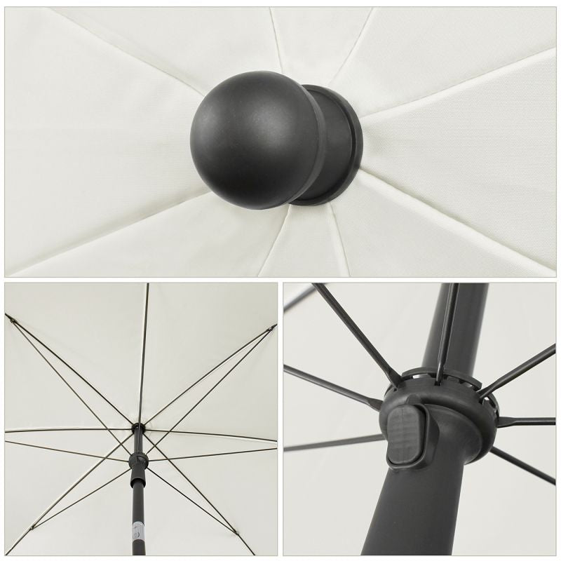 Sekey parasol 240cm with protective cover, UPF25+