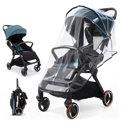 Sekey BW732 Reise-Kinderwagen – Ultraleicht & Einhand-klappbar | 3-fach verstellbare Rückenlehne, 4-Rad-Federung, Regenschutz, 5-Punkt-Gurt, Handgepäckgeeignet