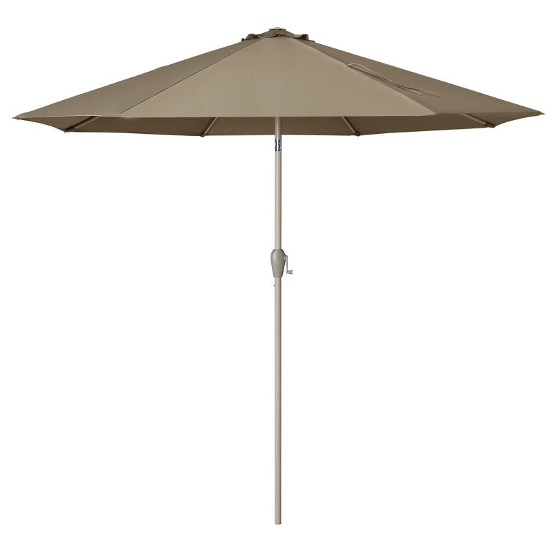 Sekey 300 cm parasol with crank, sun protection UV50+, made of wood-metal