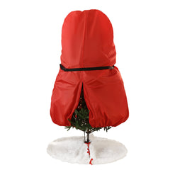 Salcar SALCAR Weihnachtsbaum Aufbewahrung 138 × 185 cm – Weihnachtsbaumtasche für Bäume bis 2,4 m, mit Schnallen, Kordelzug & Kartenschlitz, Wasserdicht & Reißfest