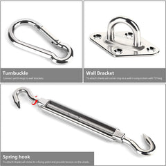 Sekey sun sail sun protection mounting set sun sail accessories for installation