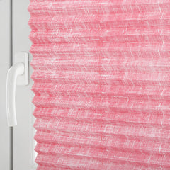 Sekey Plissee ohne Bohren – Lichtschutz Rollo Klemmfix aus Vliesstoff für Fenster & Türen, Rosa