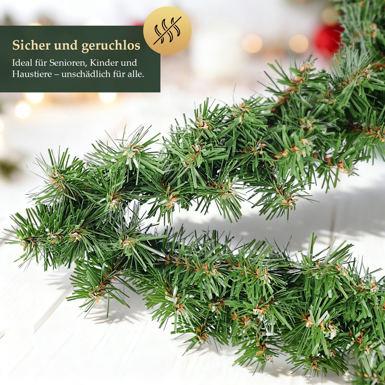 Salcar PVC Weihnachtsstern 40 cm/55 cm – Realistische Weihnachtsdeko – sekeymall