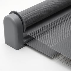 Sekey Schnurloses Doppelrollo Klemmfix - Grau - Duo Rollo ohne Bohren für Fenster & Türen Sekey