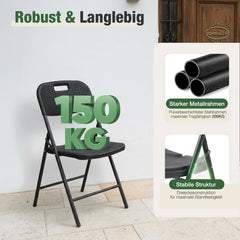 Sekey Klappstuhl – Klappbare Gartenstühle für Balkon, Terrasse & Garten (2er, 4er & 6er Sets)