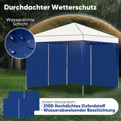Sekey 290 x 200 cm Seitenwand für Pavillon, 2er Set