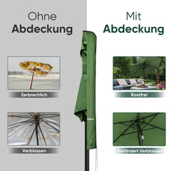 Sekey 175 x 30,5/36,5 cm Schutzhülle für 300 cm Sonnenschirm, aus Polyester-Gewebe