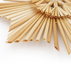 Salcar Christbaumstern aus Stroh, 24,5 cm Schneeflocke – Handgefertigter Baumspitzenstern, Natürlicher Strohstern als Weihnachtsdekoration mit skandinavischem Flair