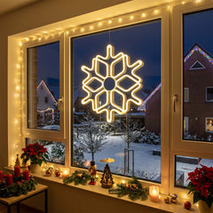 Salcar 40 cm LED snowflake neon light
