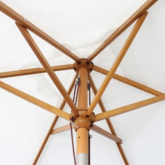 Sekey 200 x 150 cm Holz Sonnenschirm Rechteckig, Sonnenschutz UV50+ Sekey