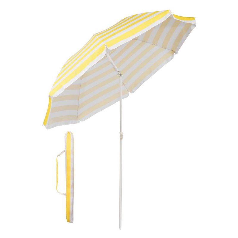 Sekey ∅ 160 cm beach umbrella with protective cover, sun protection UV25+