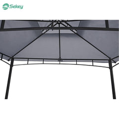 Sekey Grill Pavillon mit mit klappbaren Seitenteil 235 x 145cm