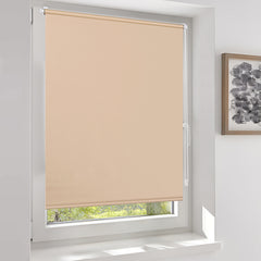 Sekey blackout blind, double-sided, same color and no drilling, brown