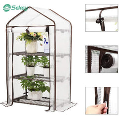 Sekey greenhouse with 3 cultivation shelves, 69 cm x 49 cm x 125 cm