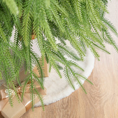 Salcar Artificial Christmas Tree with Wooden Stand – 100% PE, soft green &amp; lifelike – 120 cm / 150 cm, easy to care for &amp; stable