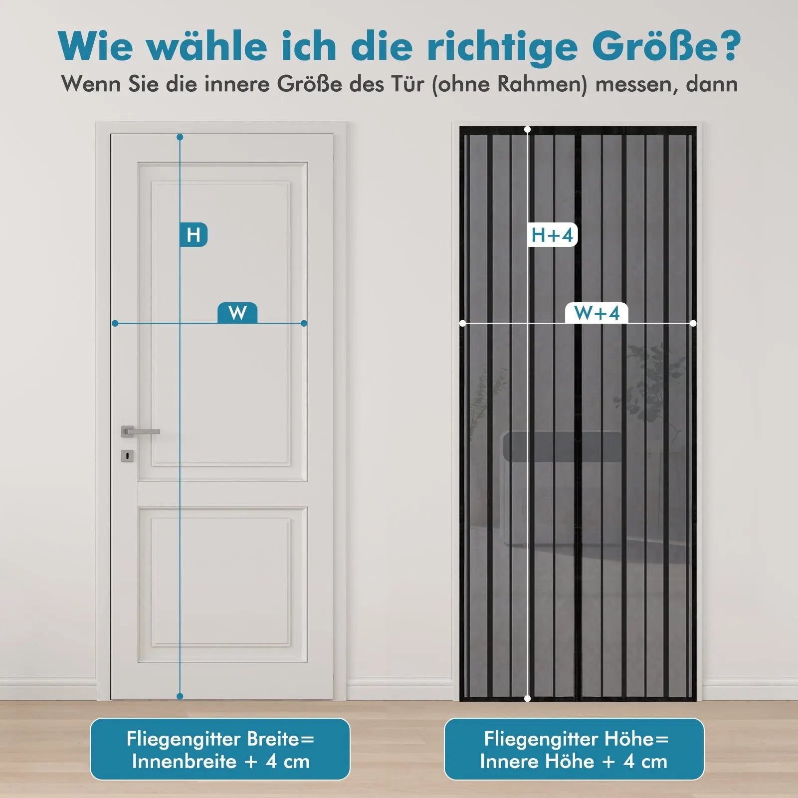 Sekey Magnetischer Türvorhang aus Polyester – Insektenschutz, einfache Montage, Schwarz – sekeymall