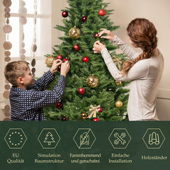 Salcar 180/210cm Künstlicher Weihnachtsbaum, Nordmanntanne, mit 560/760 Zweigen