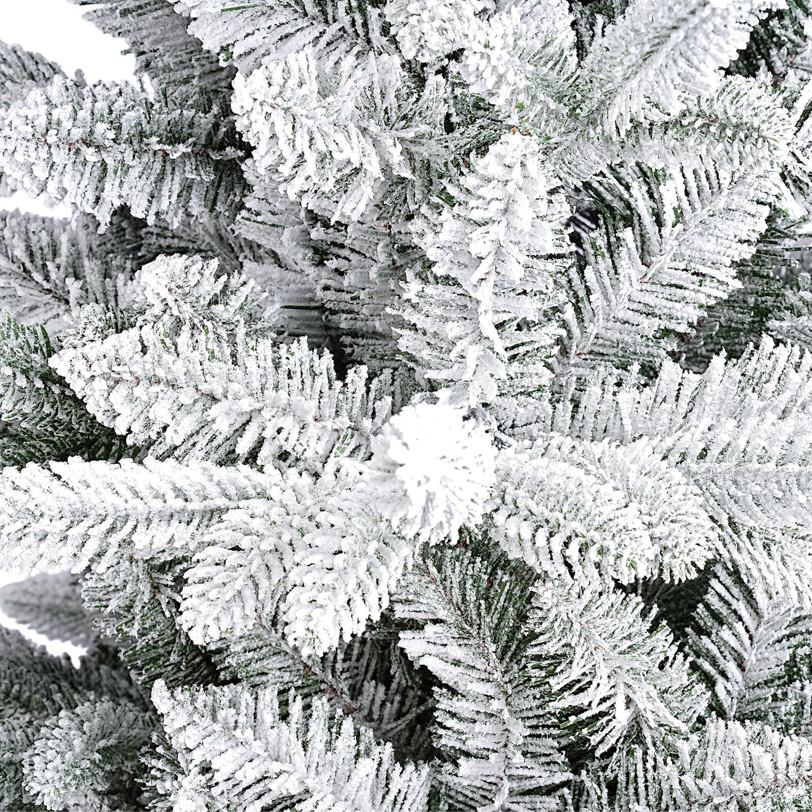 SALCAR Künstlicher Weihnachtsbaum mit Schnee – Realistischer Tannenbaum aus PE & PVC, naturgetreu, schwer entflammbar, stabiler Metallständer, einfacher Aufbau, wiederverwendbar