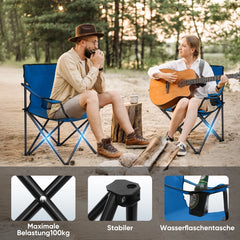 Sunula faltbarer Campingstuhl, ultraleicht, 1,65 kg, mit Getränkehalter, Tragetasche, kompakt klappbar, ideal für Camping, Garten und Ausflüge