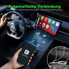 Salcar Wireless CarPlay Adapter für iPhone – Dualband 5,8 GHz, Verzögerungsfrei, Plug & Play Dongle für kabelloses CarPlay, kompatibel mit iPhone 6 & iOS 10+ Salcar