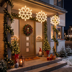 Salcar 40 cm LED snowflake neon light