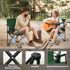 Sunula faltbarer Campingstuhl, ultraleicht, 1,65 kg, mit Getränkehalter, Tragetasche, kompakt klappbar, ideal für Camping, Garten und Ausflüge