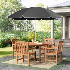 Sekey Sonnenschirm 180 cm, Balkonschirm, Strandschirm, mit Schutzhülle Sekey