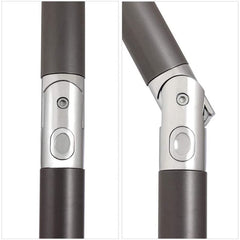 Sekey 200 x 125 cm balcony umbrella rectangular with protective cover, sun protection UV50+