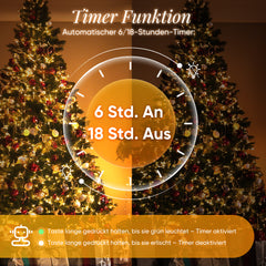 Salcar 100M 1000 LED Lichterkette aus Kupferdraht – Wasserdicht, 8 Modi, Timer & Memory, Weihnachtsbaum Beleuchtung für Innen & Außen, Warmweiß