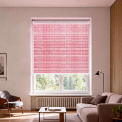 Sekey Plissee ohne Bohren – Lichtschutz Rollo Klemmfix aus Vliesstoff für Fenster & Türen, Rosa