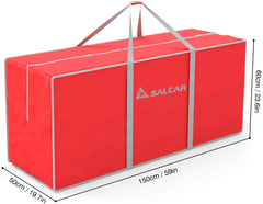 SALCAR large Christmas tree storage bag, 150 * 50 * 60 cm oversized travel bag, storage bag