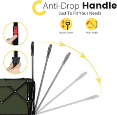 Sekey 120L /135 Foldable Handcart with Brakes Handcart Off-Road Tires