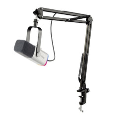 Fifine USB / XLR Dynamisches Mikrofon mit Arm, Stummschalttaste und Kopfhörerbuchse