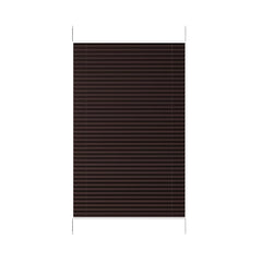 Sekey Plissee ohne Bohren in Mokka – Blickdichtes Sonnenschutzrollo, Klemmfix & verspannt