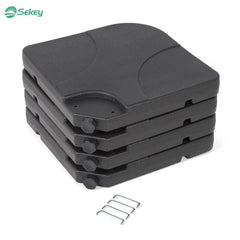 Sekey 4-piece umbrella weight for cantilever umbrella, fillable up to 80 kg