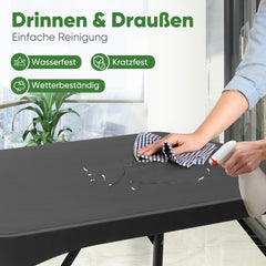 Sekey Bierzeltgarnitur 113 cm – 3-teiliges klappbares Set mit Tisch & 2 Bänken | Esstischgarnitur für Garten, Balkon, Camping oder Party Sekey