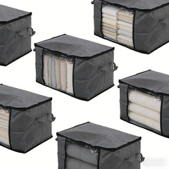 Salcar Unterbett-Aufbewahrungsboxen – 60L & 90L Set für Kleidung, Bettwäsche und saisonale Textilien, Staub- und Feuchtigkeitsschutz