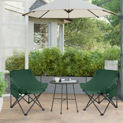 Sunula Campingstuhl Faltbar Ultraleicht, 1/2 Stück, Tragbar mit Tragetasche und Seitentaschen, 100 kg Belastbar, Rutschfeste Füße, Mondstuhl Design, Für Camping, Angeln, Picknick, Garten, Strand, 600D Oxford-Stoff