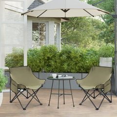 Sunula Campingstuhl Faltbar Ultraleicht, 1/2 Stück, Tragbar mit Tragetasche und Seitentaschen, 100 kg Belastbar, Rutschfeste Füße, Mondstuhl Design, Für Camping, Angeln, Picknick, Garten, Strand, 600D Oxford-Stoff