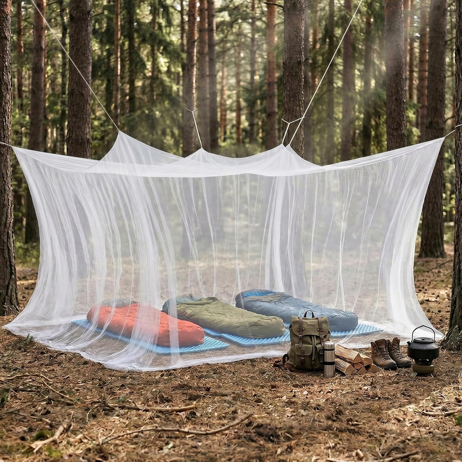 camping moskitonetz Sekey Moskitonetz 500×300×250 cm – Extra großes 360° Insektenschutznet – sekeymall