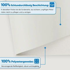 Sekey Verdunkelungsrollo, doppelseitig gleichfarbig und ohne Bohren, Taupe Sekey