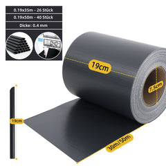 Sekey PVC Sichtschutzstreifen für Doppelstabmattenzaun – Sichtschutzband mit Befestigungsclips, UV-beständig & Wetterfest, Windschutz für Gartenzaun, Anthrazit