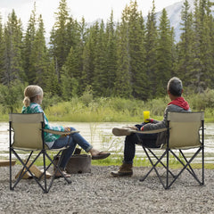 Sunula faltbarer Campingstuhl, ultraleicht, 1,65 kg, mit Getränkehalter, Tragetasche, kompakt klappbar, ideal für Camping, Garten und Ausflüge