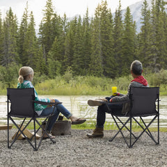 Sunula faltbarer Campingstuhl, ultraleicht, 1,65 kg, mit Getränkehalter, Tragetasche, kompakt klappbar, ideal für Camping, Garten und Ausflüge