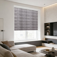 Sekey Plissee ohne Bohren, Lichtschutz Rollo Klemmfix aus Vliesstoff für Fenster & Türen,  in dunkelgrau