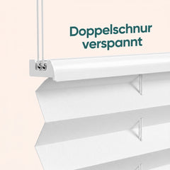 Sekey Plissee ohne Bohren Klemmfix – Lichtschutz & Sichtschutz für Fenster und Tür | Weiß