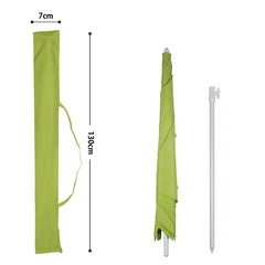 Sekey 180 x 125 cm Balkonschirm Rechteckig mit Schutzhülle, Sonnenschutz UV50+ Sekey