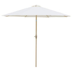 Sekey 300 cm parasol with crank, sun protection UV50+, made of wood-metal