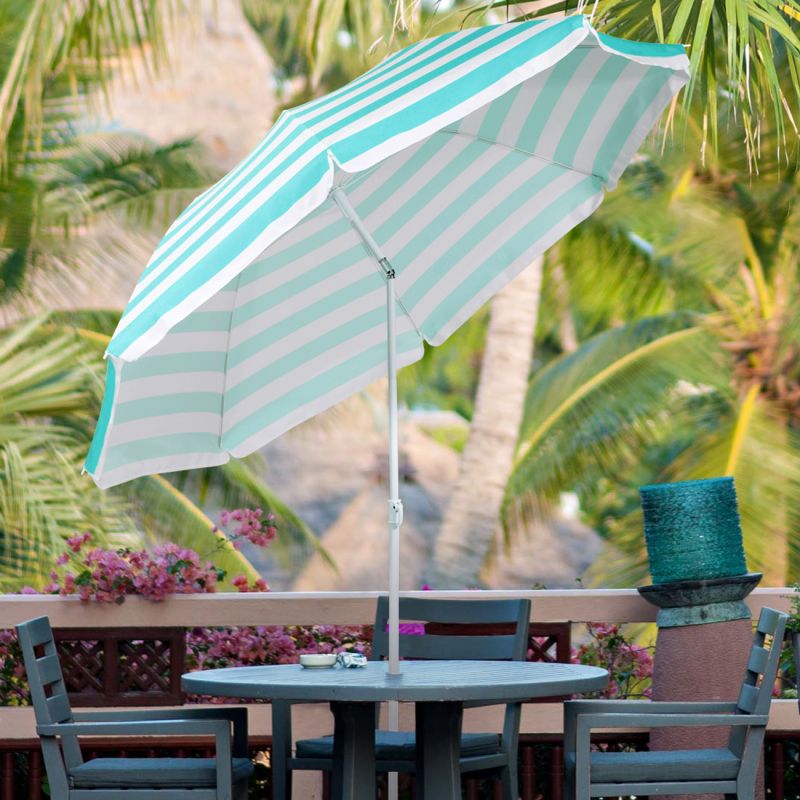 Sekey ∅ 160 cm beach umbrella with protective cover, sun protection UV25+