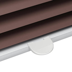 Sekey Plissee ohne Bohren in Mokka – Blickdichtes Sonnenschutzrollo, Klemmfix & verspannt